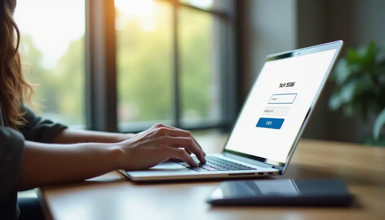 Contribuable connecté à son espace particulier sur impots.gouv.fr pour consulter son avis d'impôts 2025 en ligne depuis son domicile