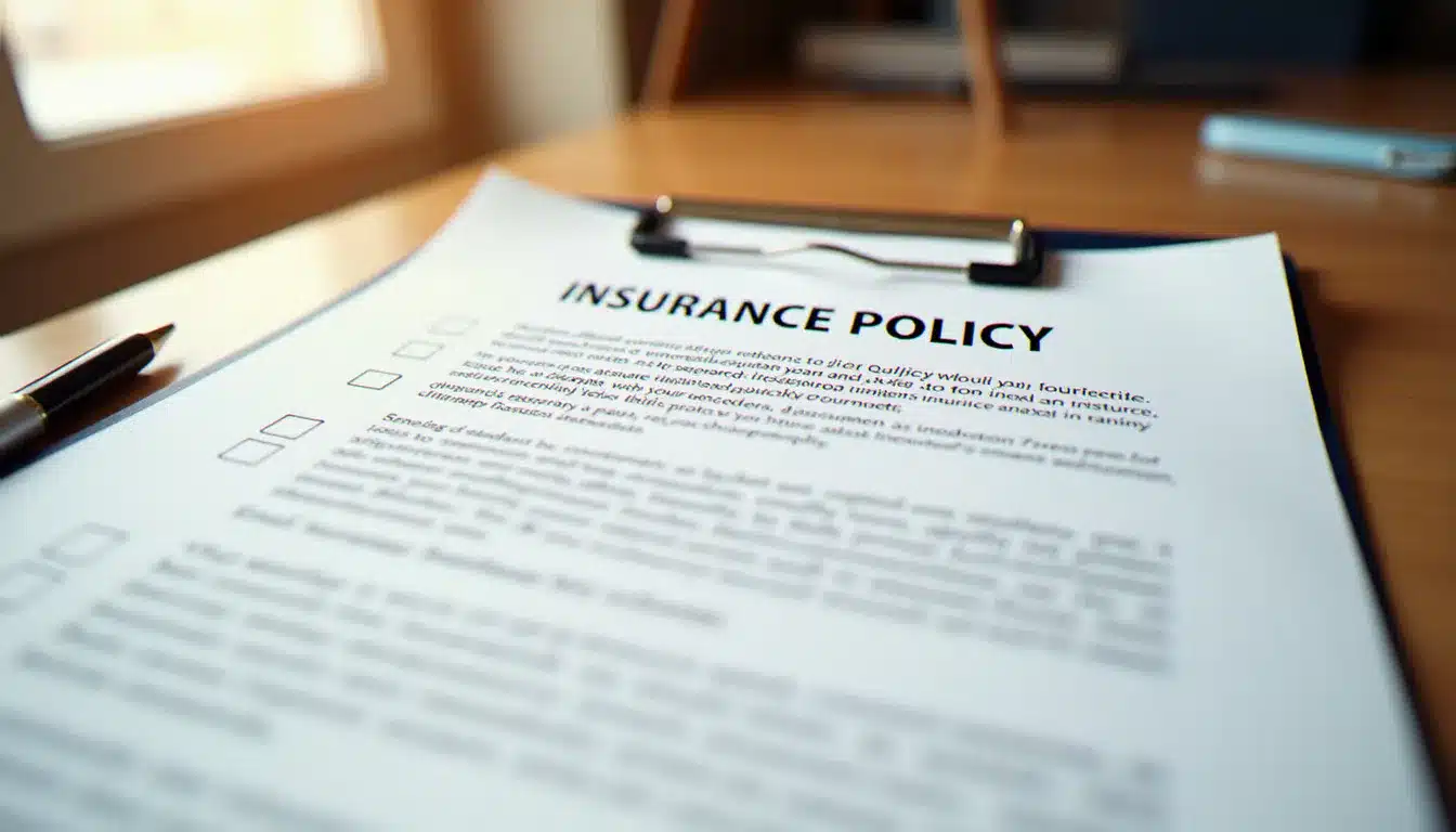 Documents d'assurance événement et checklist organisateur posés sur un bureau, symbolisant la souscription d'une couverture contre les événements naturels