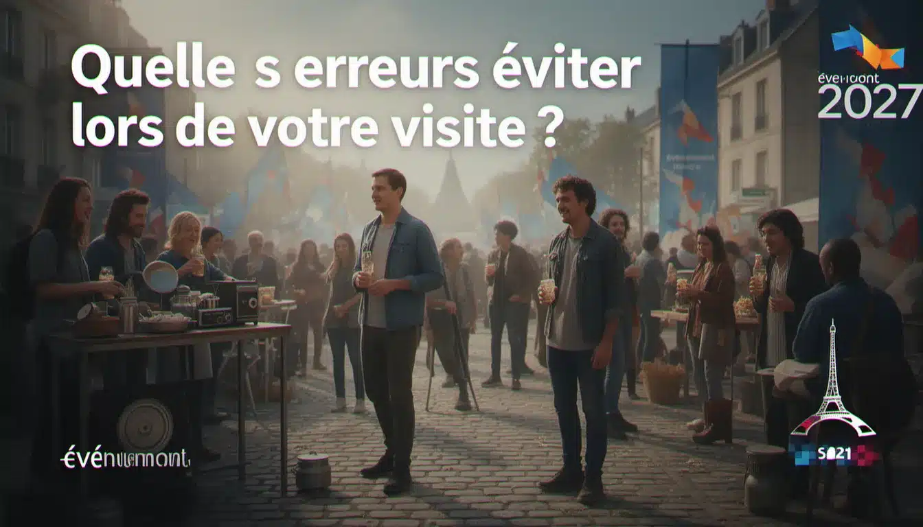 Quelles erreurs éviter lors de votre visite ? — événement france 2027