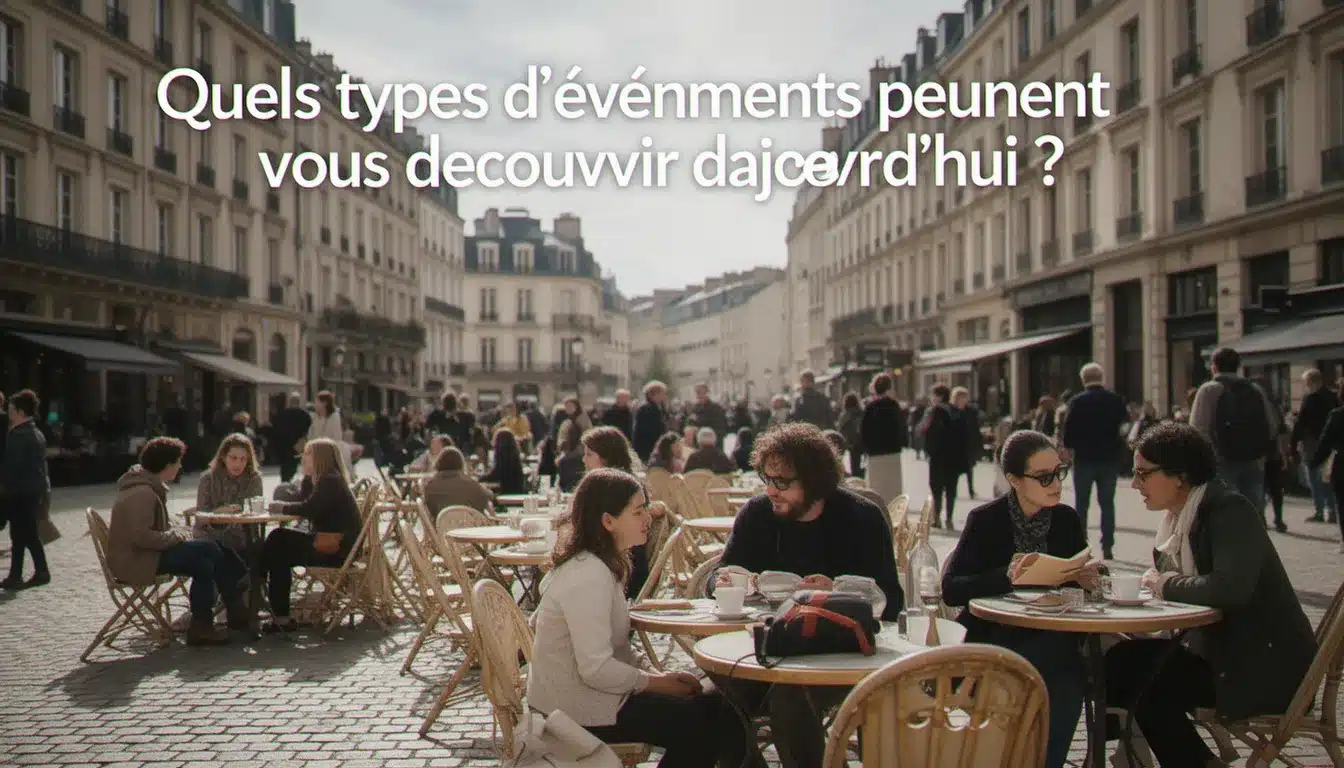 Quels types d'événements peuvent-vous découvrir aujourd'hui ? — événement lyon aujourd'hui