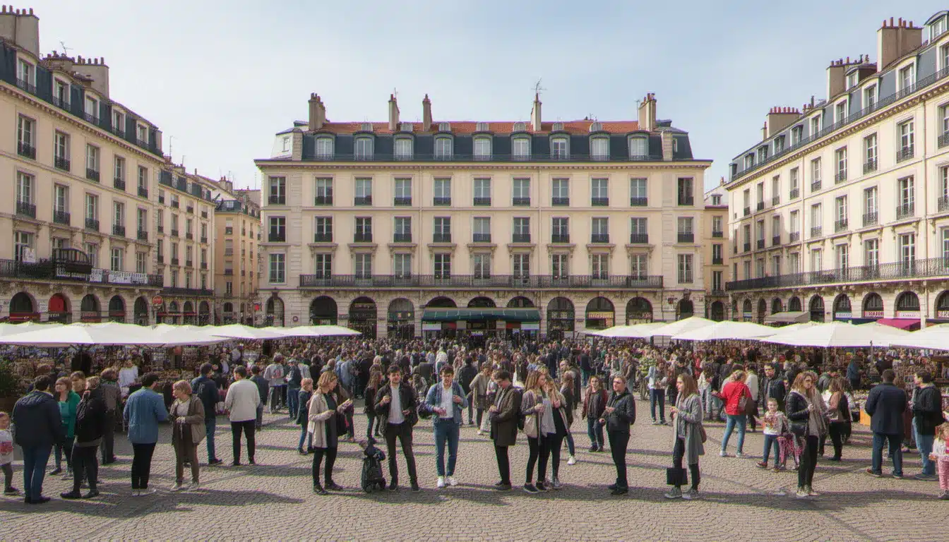 Illustration de événement lyon aujourd'hui