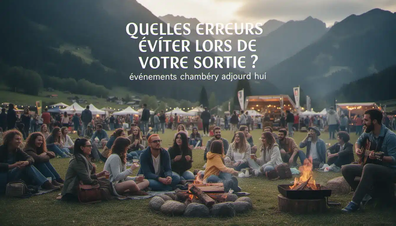 Quelles erreurs éviter lors de votre sortie ? — événements chambéry aujourd'hui